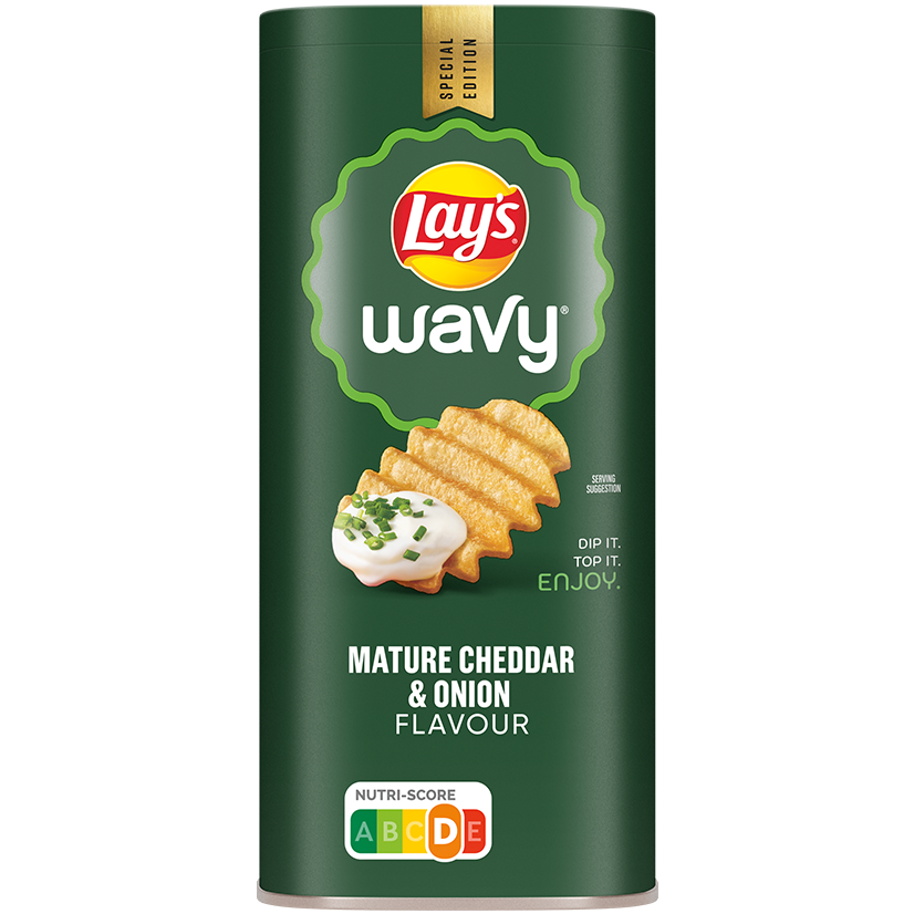 Lay’s Wavy Mature Cheddar & Onion 